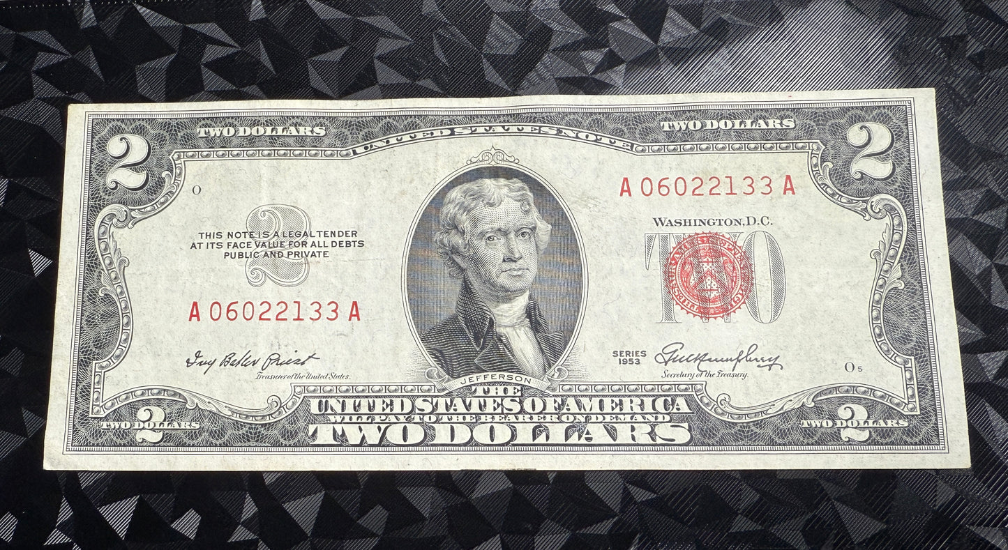 Series 1953 $2 Red Seal
