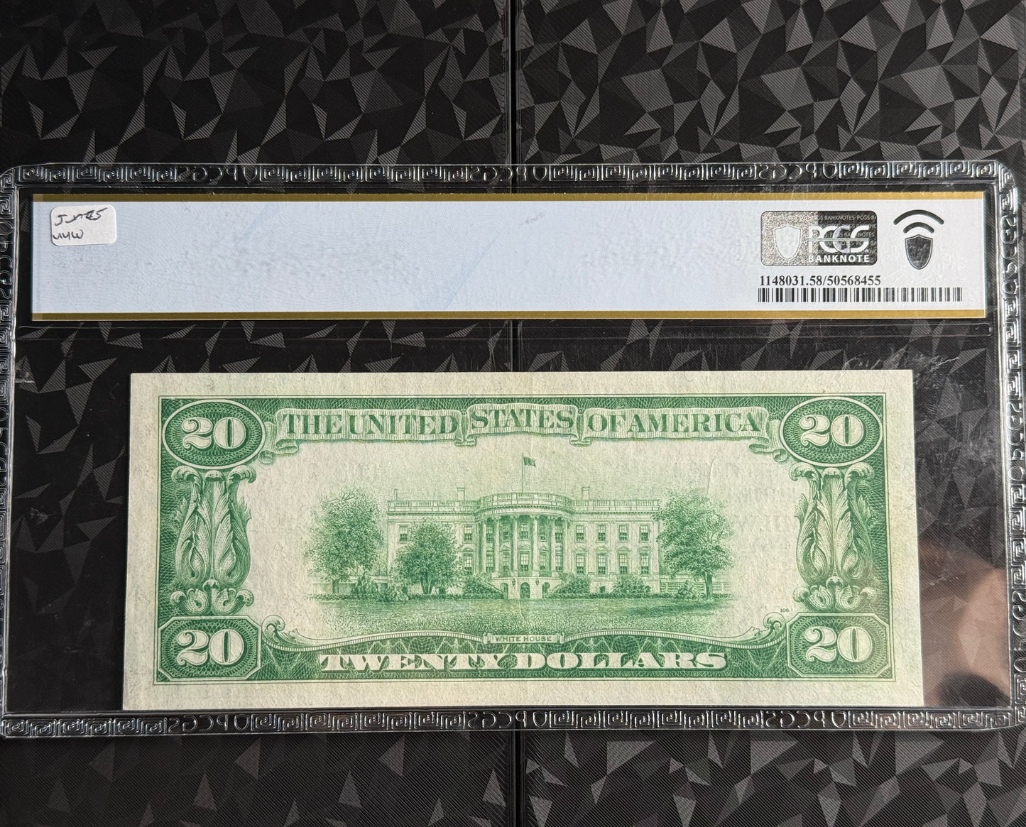 1929 Type 1 Milwaukee, Wisconsin $20 National Currency Note PCGS 58 PPQ