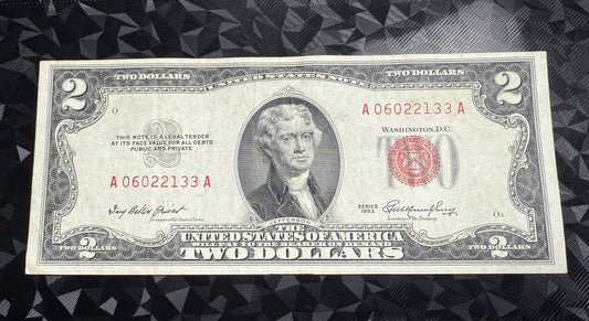Series 1953 $2 Red Seal