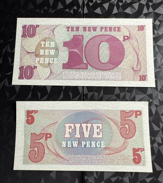 Great Britain - 10 and 5 new pence bundle - 32